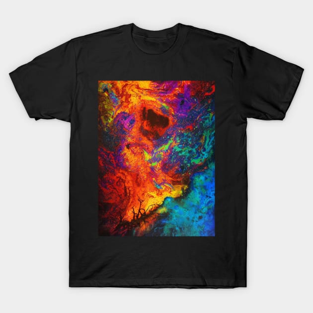 Psychedelic Splatter paint T-Shirt by Trip Tank